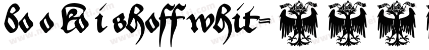 bo o ko i shoff whit字体转换